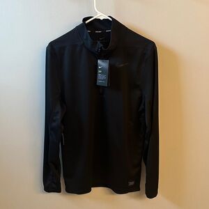 Nike Golf Black Long Sleeve Performance 1/4 Zip Pullover Men’s